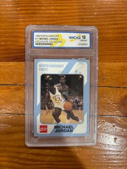 Michael Jordan UNC gem mint 1989