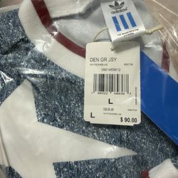 Adidas Men's USA Denim Graphic Jersey