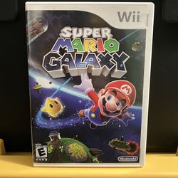 Super Mario Galaxy for Nintendo Wii video game console system Bros brothers smg 1 One