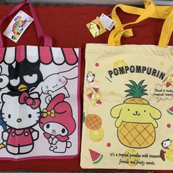 Hello Kitty And Friends Tote Bags