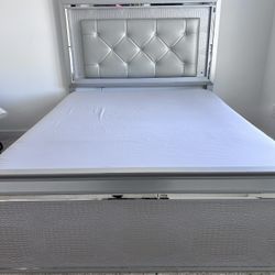 Grey Queen Size Girls Bed Frame!!