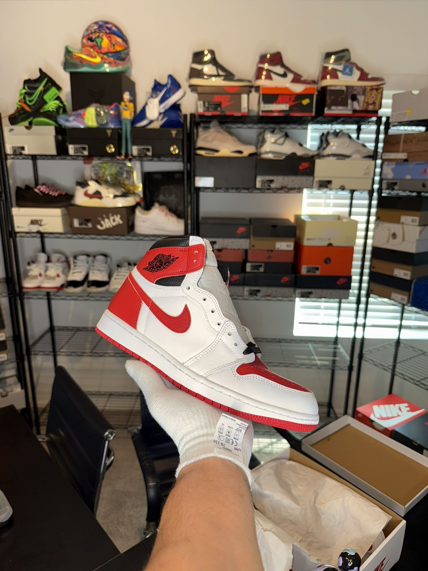 Jordan 1 retro OG “heritage” size 9.5 **REAL** Nike Air Jordan 1 Retro High OG Heritage Size 8.5 555088-161  main image 3