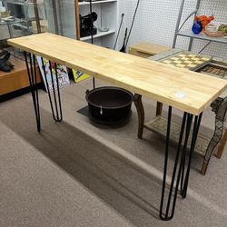 Sofa Table w/ Hair Pin Legs