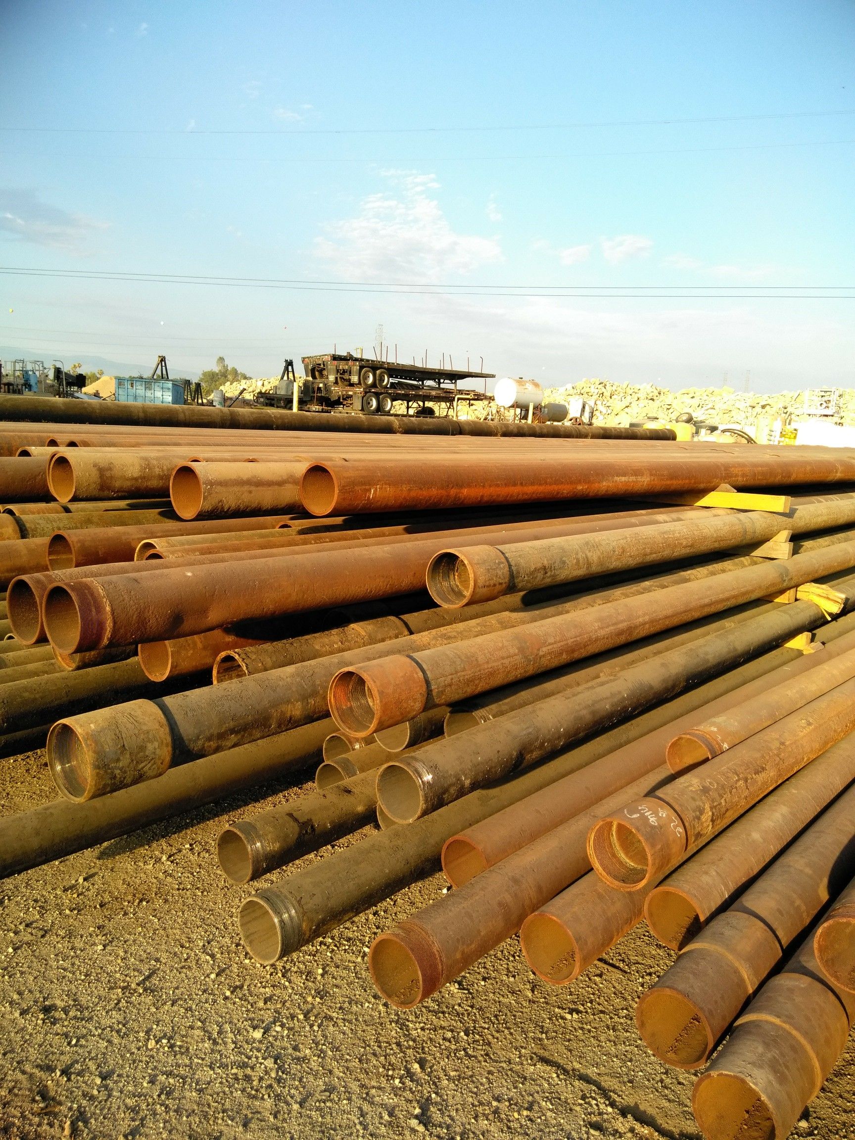 PIPE used oilfield tubulars, sucker rods and polished rods for Sale in
