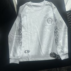 Chrome long sleeve white