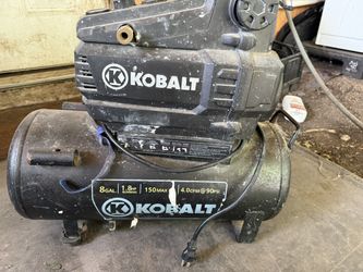 Kobalt 8 GAL. Air Compressor (black)
