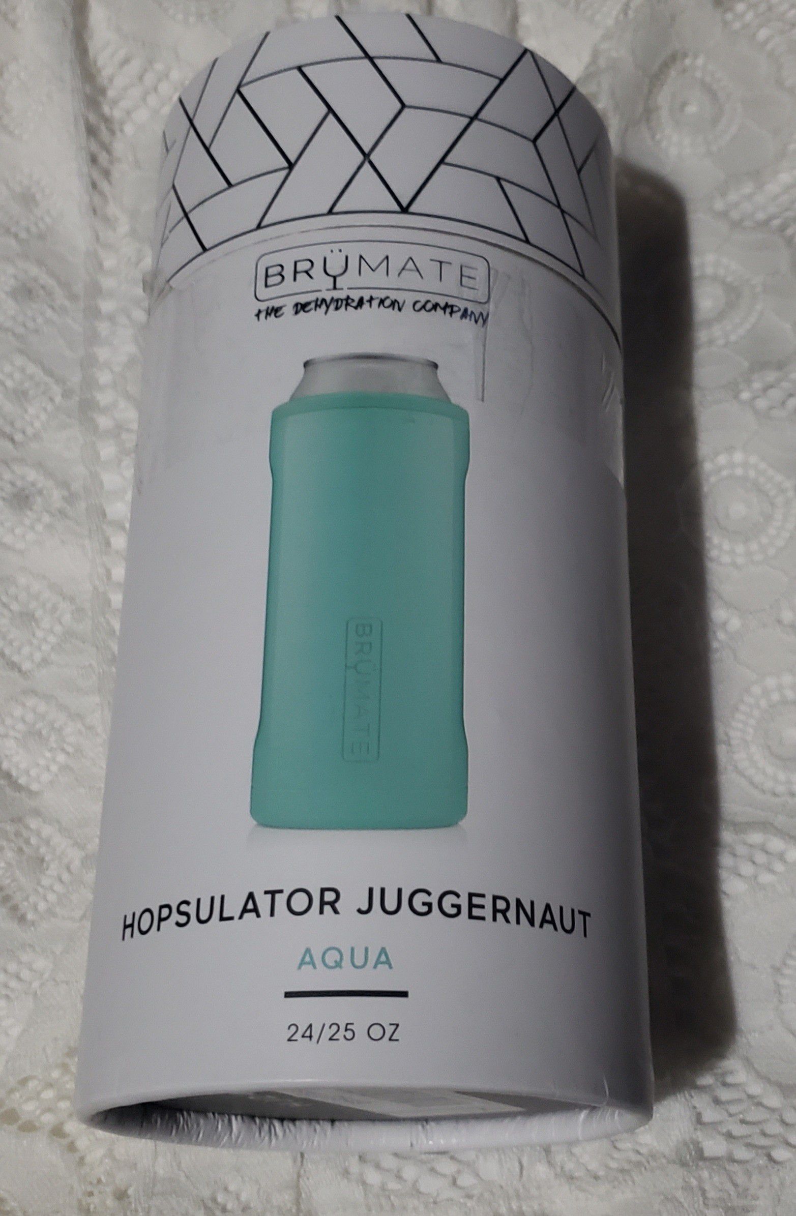 NEW Brumate Hopsulator Slim Can Cooler Tumbler 12 oz Drink Holder Aqua