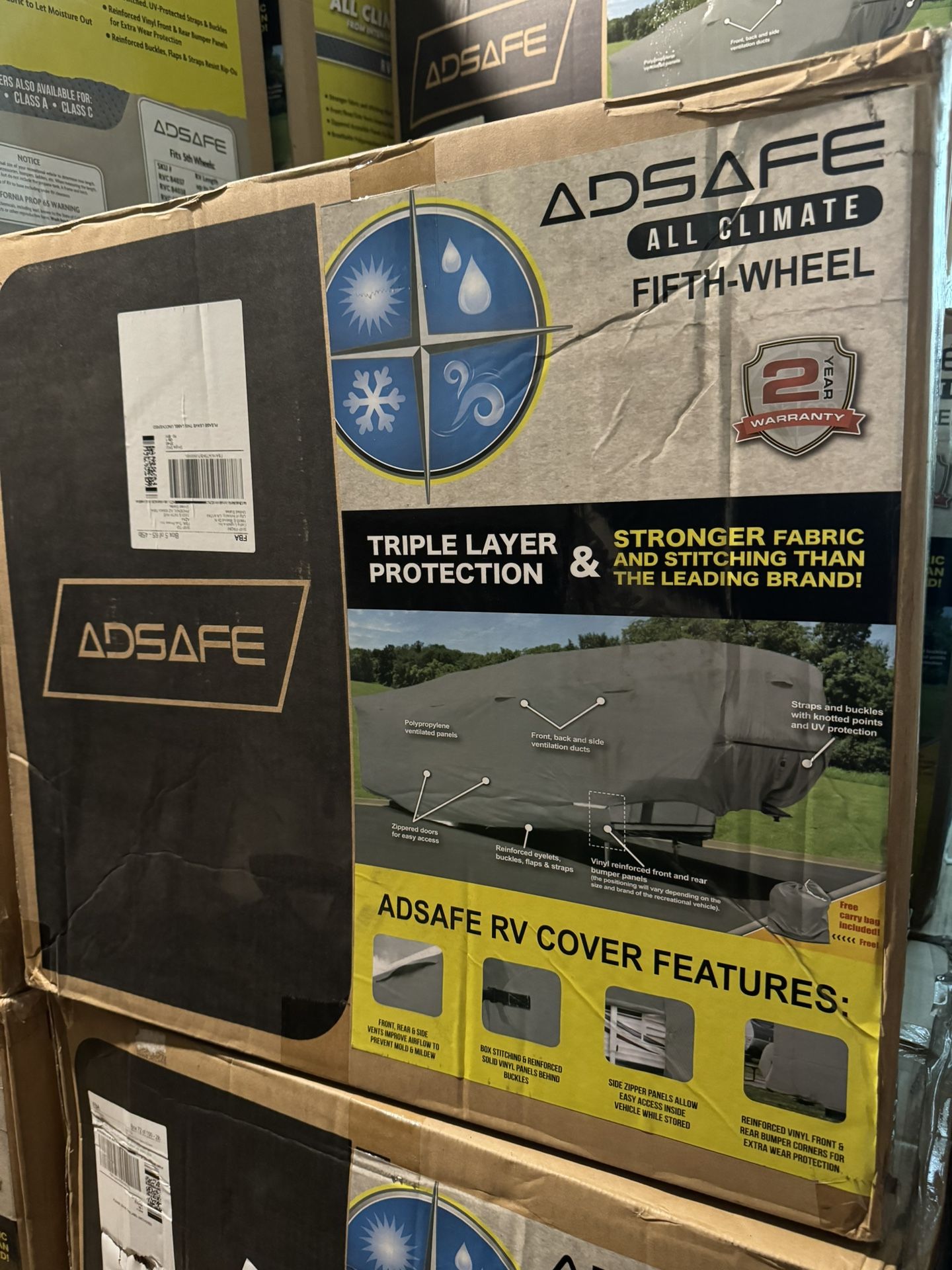 RV Cover (37’ To 40’) ADSAFE 5TH Wheel