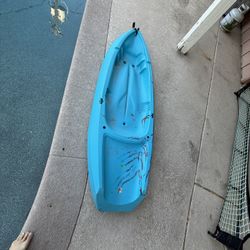 1-Person kids Blue Kayak