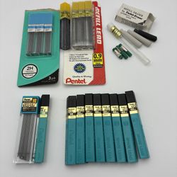 Mechanical Pencil Lead & Eraser Refills Mixed Lot .7mm .9mm