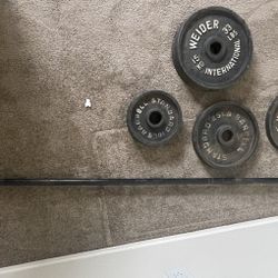 Olympic Barbell With Plates 
