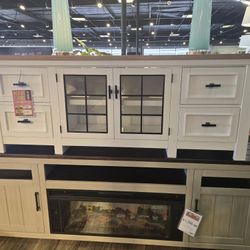 TV STAND FIREPLACE OPTIONS STARTING $$398