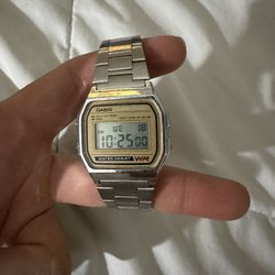 Silver Digital Casio Watch