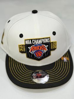 Ny Knicks New Era Youth NBA 2026 Champions 9FIFTY Locker Room Snapback Hat New!!