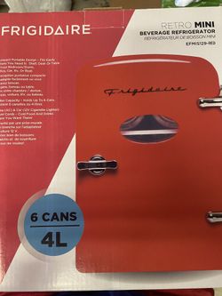Frigidaire retro mini beverage refrigerator for car, home, office etc