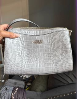 Grey guess bag strap