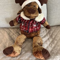 Large Christmas Reindeer Stuffed Animal