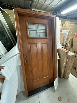 Therma-Tru Benchmark Doors Emerson 36-in x 80-in Fiberglass Craftsman