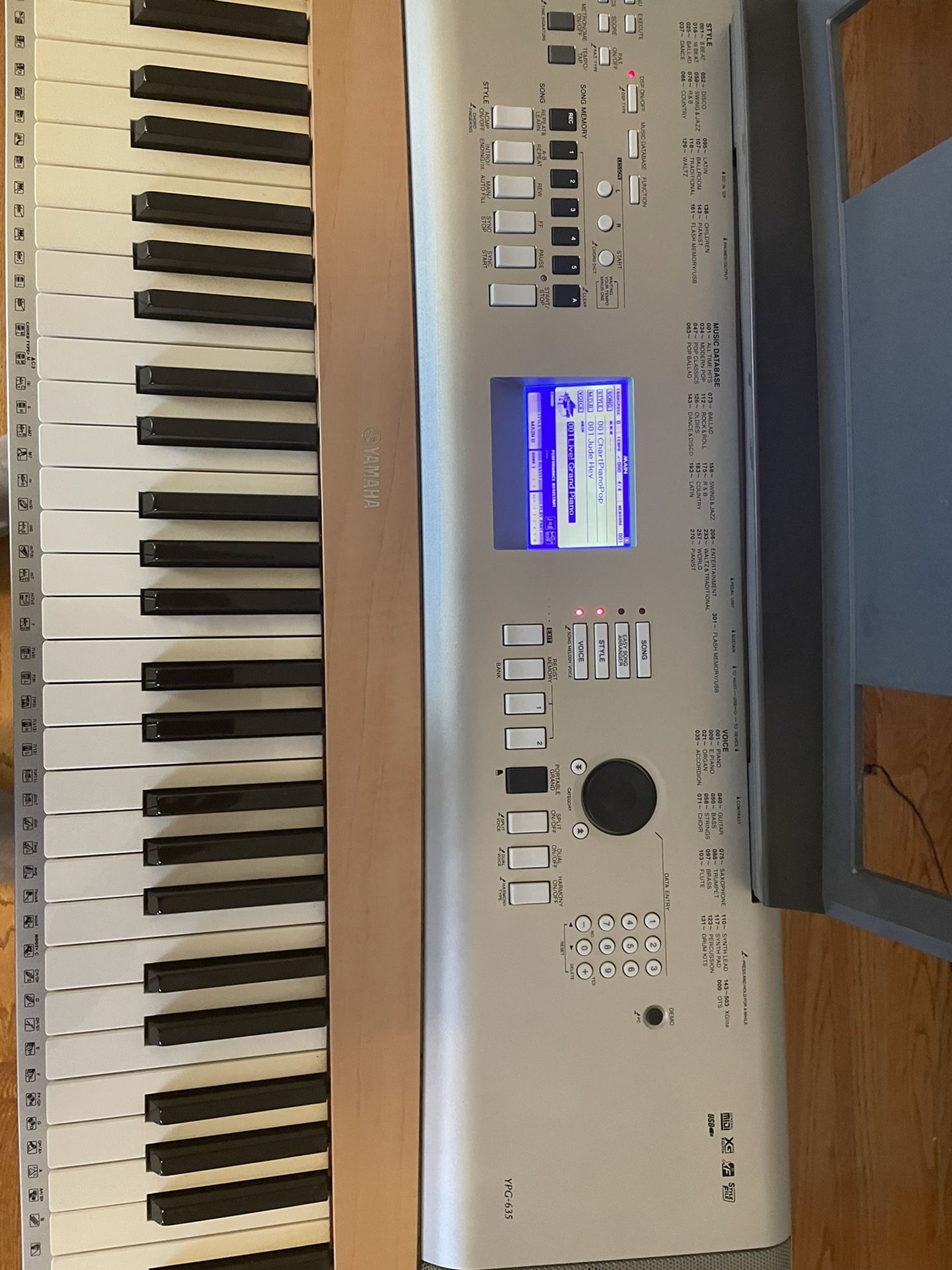 Yamaha YPG635 88Key Weighted Portable Grand Piano for Sale in