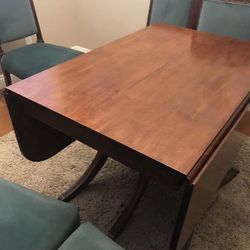Antique Dining Table & 6 Chairs