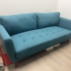 Beautiful Teal Sofa