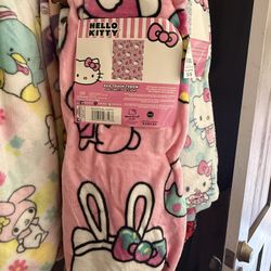 Hello Kitty Baby Easter Blanket 