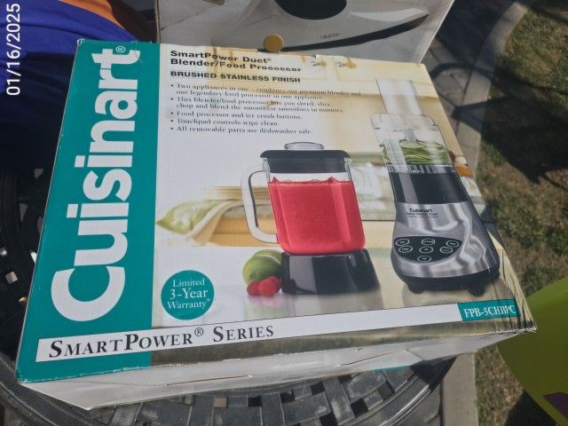 Cuisinart Blender/food Processor & Anti Bacterial Vac
