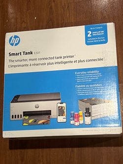 New - HP Smart Tank 5101 Wireless All In One Color Refillable Supertank Printer, Scanner, Copier