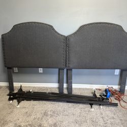 2 Twin Headboards & 2  Twin Bedrails