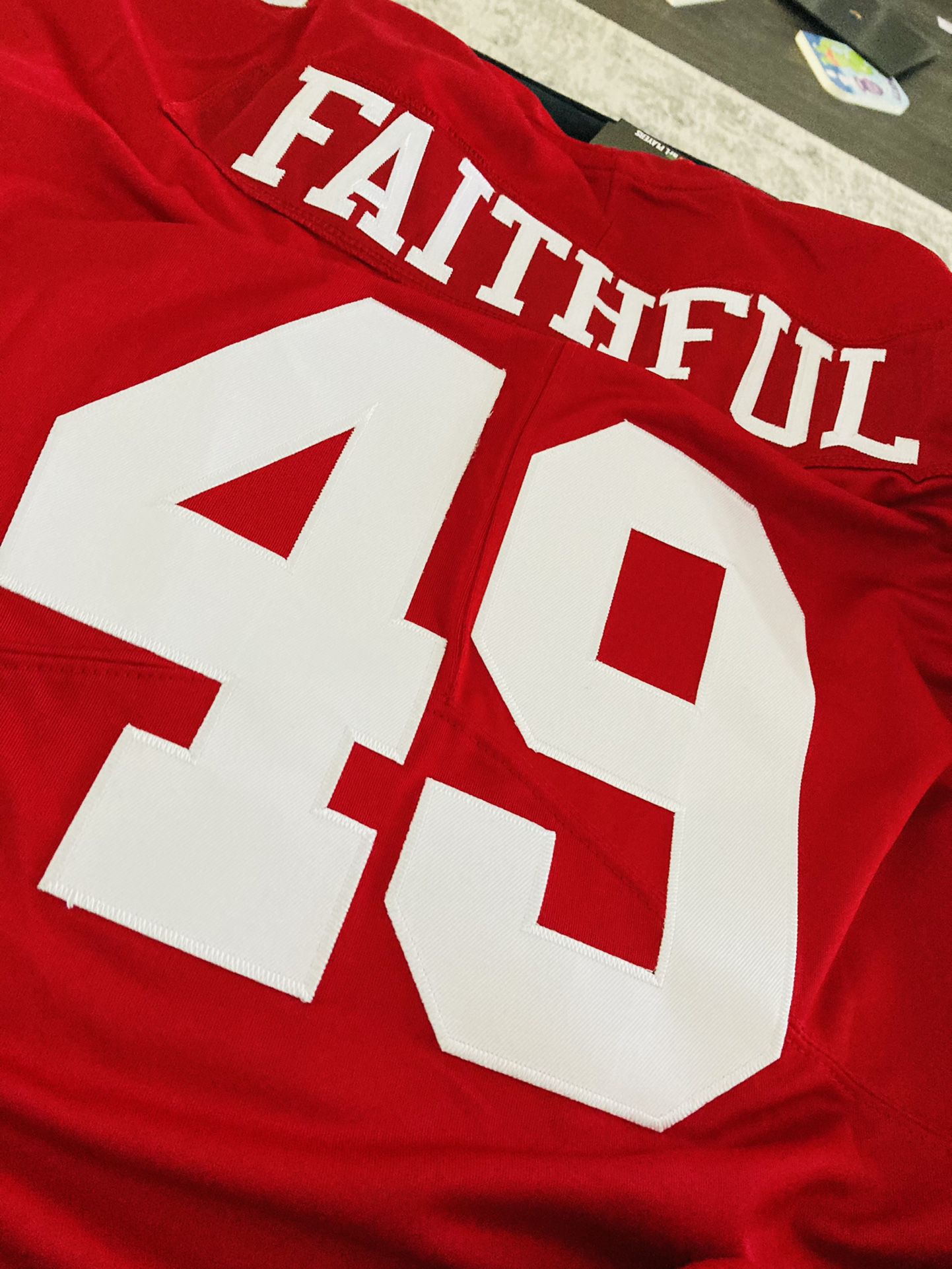 49ers jersey with stitched numbers
