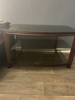 Glass TV Stand
