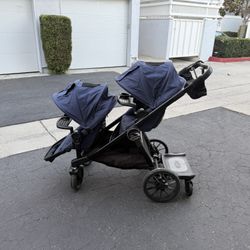 Baby Jogger City Select Lux Double Stroller - Blue (USED)