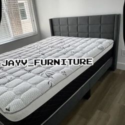 New Queen Bed Frame With MATRESS 