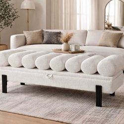 Brand new ottoman with storage