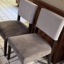 Modern Gray Dining Chairs 