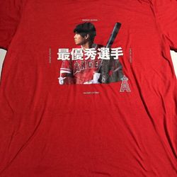 BRAND NEW * XL SHOHEI OHTANI 2021 MLB AL MVP ANGELS BASEBALL 2022 SGA SHIRT