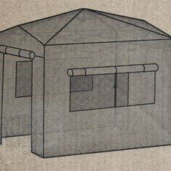 Portable Walk-In Greenhouse Canopy