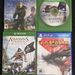 XBOX And PS4 Games All For $80