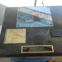 Mark Martin authentic tire piece