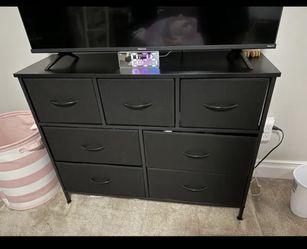 Black dresser