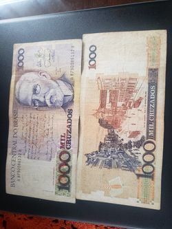 BANCO CENTRAL DO BRASIL 1000 CRUZADOS