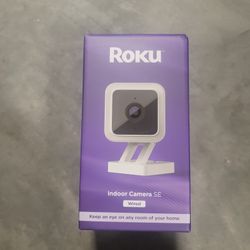 Roku Cámara interior para seguridad del hogar, paquete de
1 cámara de seguridad con cable con visión nocturna a
color HD de 1080p, funciona con Alexab
