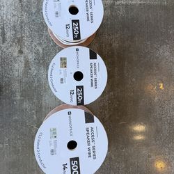 Monoprice Audio speaker wire spools