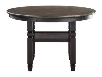 Asher Brown / Black Dining Table