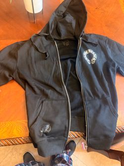 Chrome Hearts Black Zip-Up Hoodie