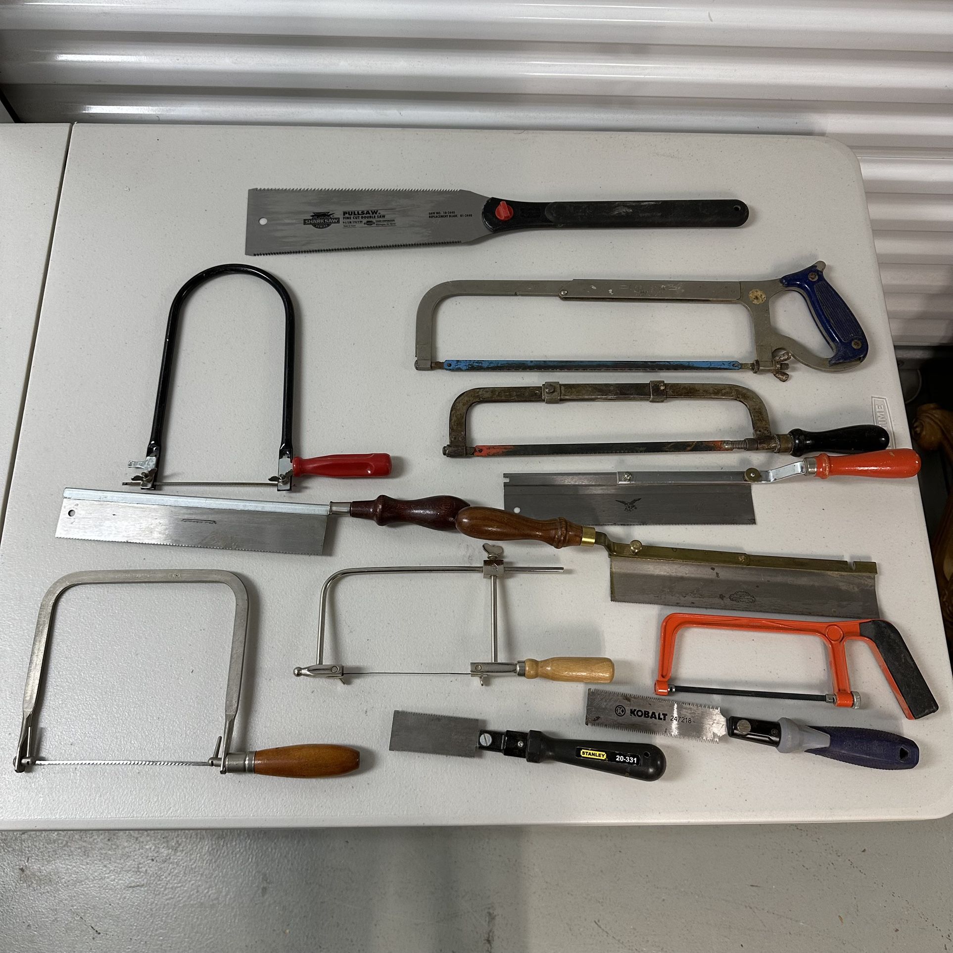 12 Piece Woodworking Hand Saw Lot - Excellent Condition
