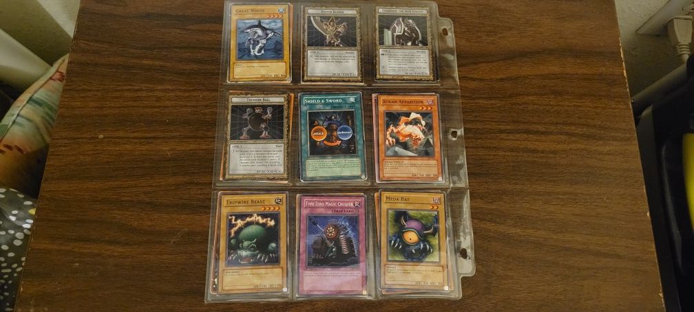 18 Yu-Gi-Oh! Cards,  some rare, manuals, Action Figure