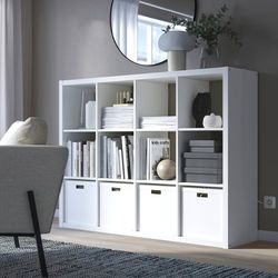 White Shelving Unit - 4X3
