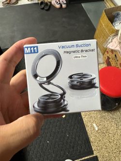 Vacuum magnetic phone holder for cars