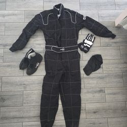 SFI-5 Racing Suit + Gloves + Boots (Full Set XL) – Worn Once 🔥
